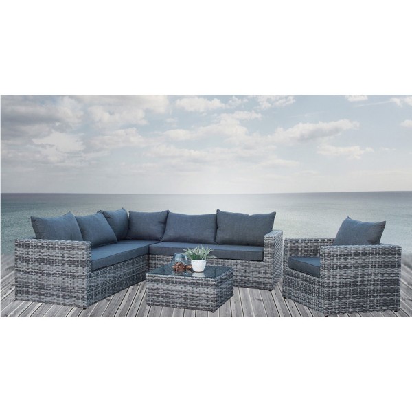 STRANDFLAIR® Lounge-Set Porto Polyrattan