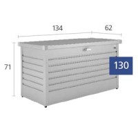 Vorschau: BIOHORT FreizeitBox 130 silber-metallic - 9003414640405 | by gartenmoebel-fockenberg.de Vorschau: BIOHORT FreizeitBox 130 silber-metallic - 9003414640405 | by gartenmoebel-fockenberg.de