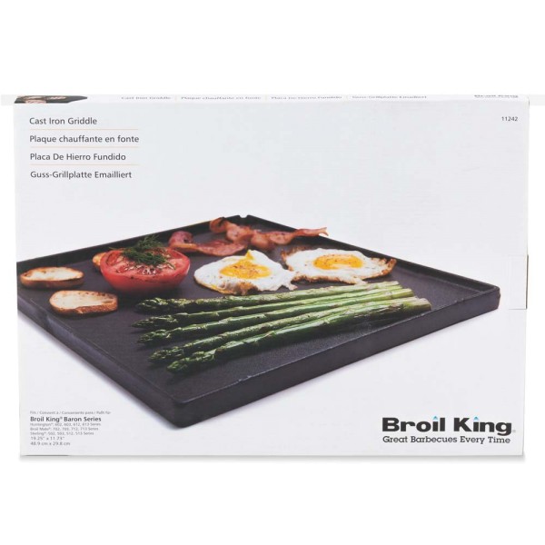 BROIL KING 1/2-Gussplatte geeignet für die Baron-Serie - 626821112427 | gartenmoebel-fockenberg.de