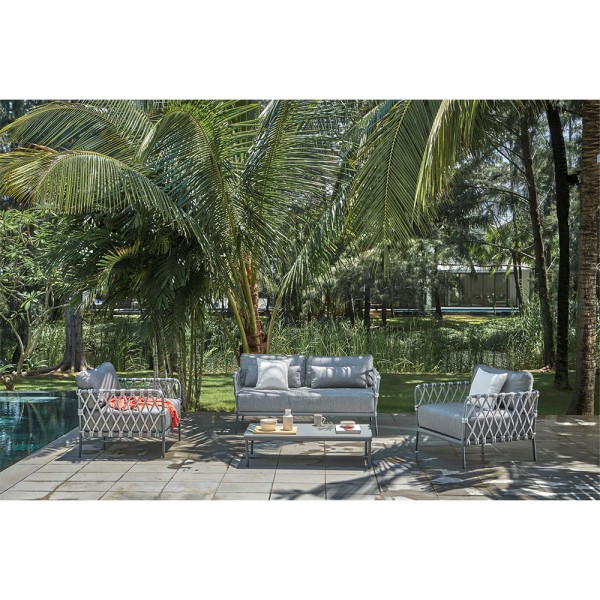 STRANDFLAIR® Lounge-Set Auckland Rope | by gartenmoebel-fockenberg.de