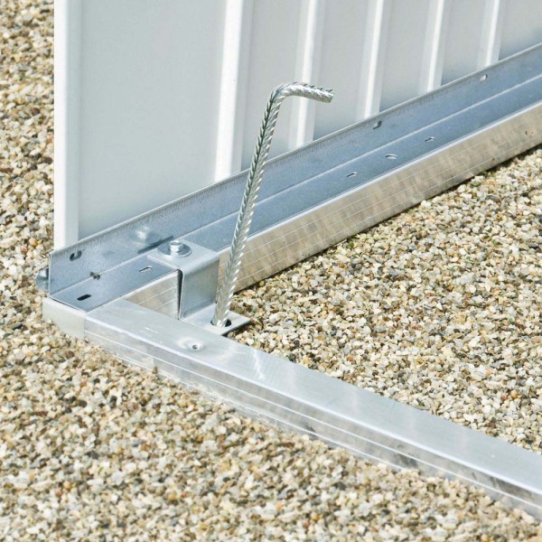 BIOHORT Alu-Bodenrahmen für MiniGarage-Serie, 117 x 198 x 4 cm - 9003414410336 | by gartenmoebel-fockenberg.de