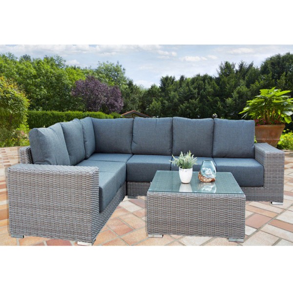 STRANDFLAIR® Lounge-Set Cordoba Polyrattan | by gartenmoebel-fockenberg.de