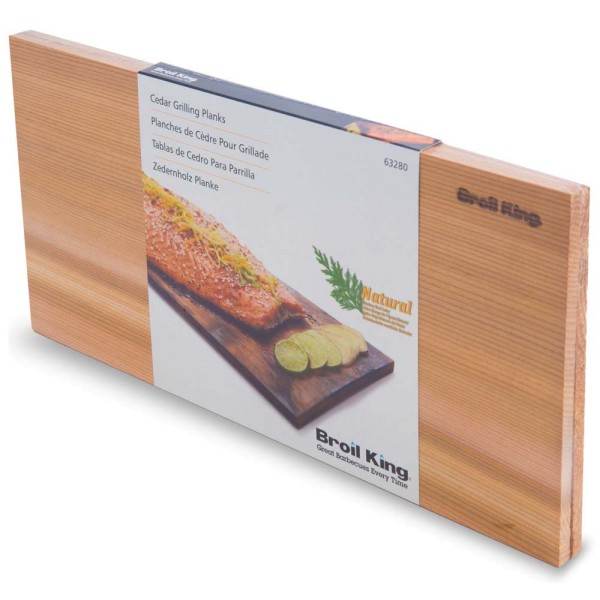 BROIL KING Zedernholz-Planke 2er-Set