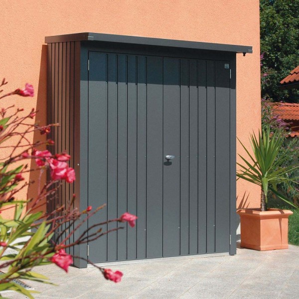 BIOHORT Türpaket für WoodStock 150 dunkelgrau-metallic, 138 x 172,5 cm - 9003414370012 | by gartenmoebel-fockenberg.de