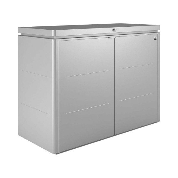 BIOHORT HighBoard 160 silber-metallic - 9003414720152 | by gartenmoebel-fockenberg.de