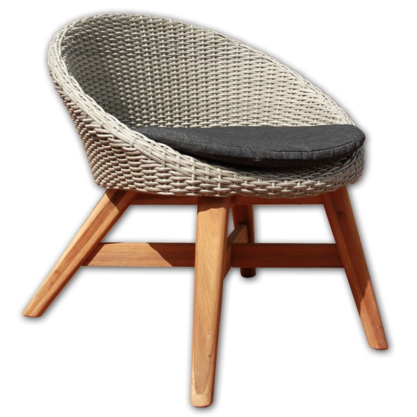 STRANDFLAIR® Retro-Sessel Siam Polyrattan | © by gartenmoebel-fockenberg.de