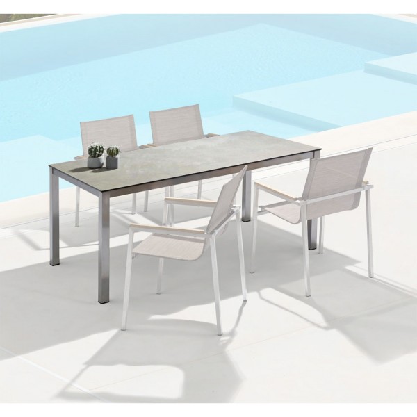 STRANDFLAIR® Dining-Tisch Seine grau vintage | by gartenmoebel-fockenberg.de