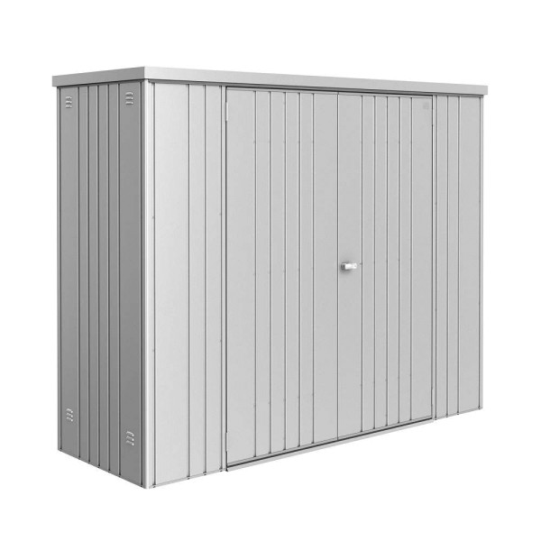 BIOHORT Geräteschrank 230 silber-metallic - 9003414340800 | by gartenmoebel-fockenberg.de