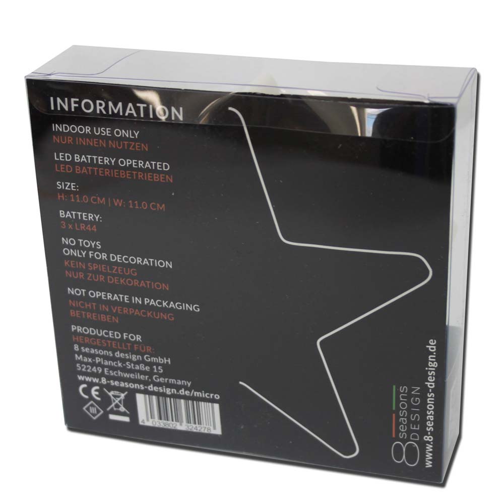 Shining Star S Micro 12 Cm Weiss Von 8 Seasons Jetzt Kaufen Bei Gartenmoebel Fockenberg De Gartenmobel Fockenberg