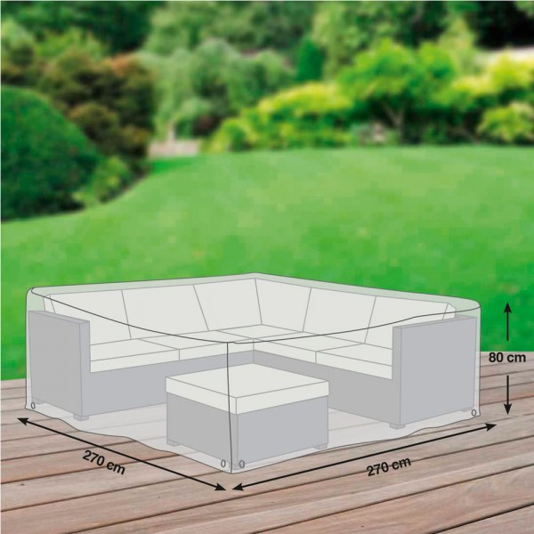 GWM Schutzhülle für Loungegruppe XL 270x270x70cm - 4260270623767 | by gartenteiche-fockenberg.de