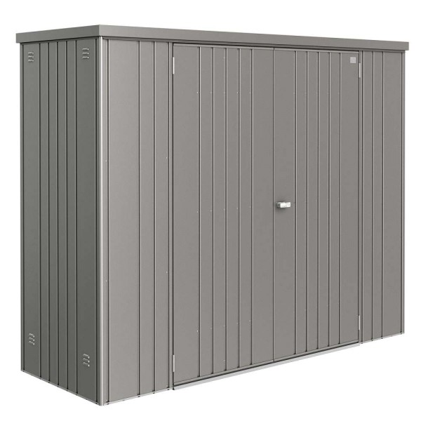 BIOHORT Geräteschrank 230 quarzgrau-metallic - 9003414300804 | by gartenmoebel-fockenberg.de