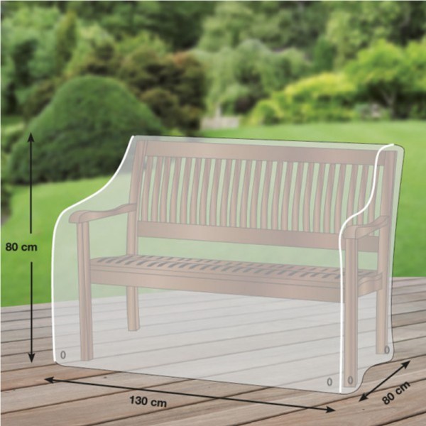 GWM Schutzhülle für 2er-Bank 130x80x80cm - 4260270620094 | by gartenteiche-fockenberg.de