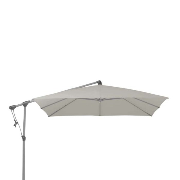 GLATZ Sonnenschirm Sunwing C+ easy, ash, 260 x 260 cm - 5500261321151 | gartenmoebel-fockenberg.de