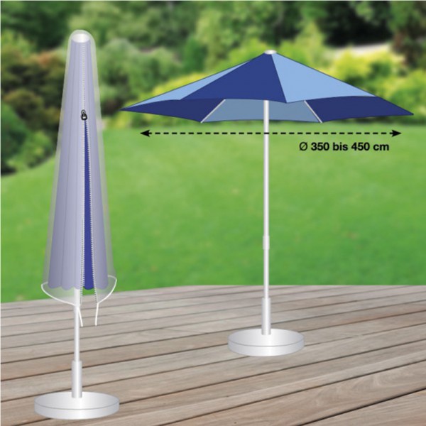 GWM Schutzhülle für Marktschirme 350-450cm - 4260270623026 | by gartenteiche-fockenberg.de